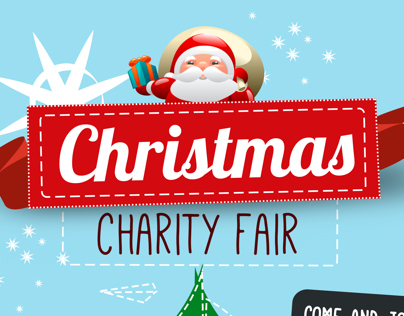 Poster for Christmas charity fair