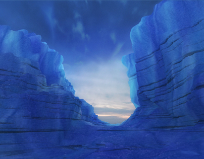 Iceberg landscape