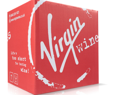 Virgin Wines Box Design