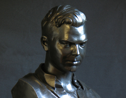 Bronze bust of Brother James Alfred Miller