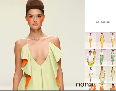 Nona. Fashion designer. A website.