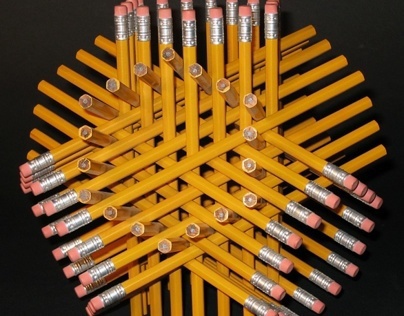 72 Pencils: Modular Sculpture