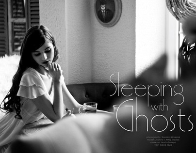 Sleeping with ghosts fashion editorial