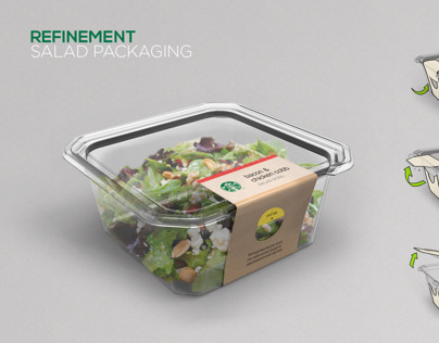 Cocktail Shaker Salad Packaging : salad packaging design
