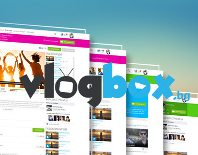 vlogbox.bg Redesign