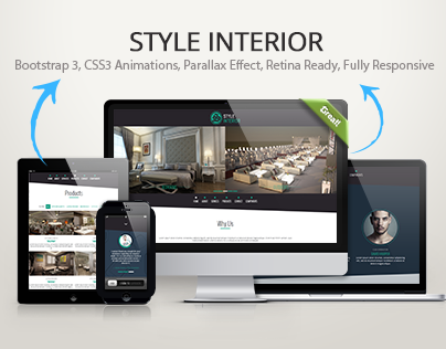 Style Interior Bootstrap 3 Site Template