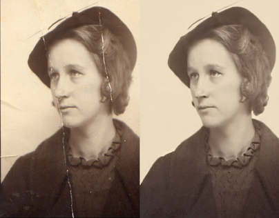 Before & After -Old Photo Restoring