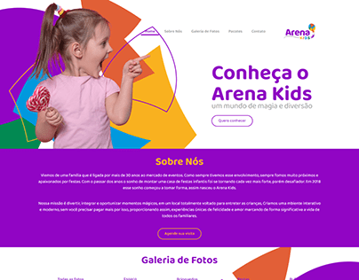 Site Institucional | Arena Kids Imbituba