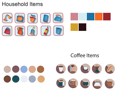 Household Items Icons