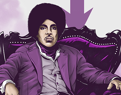 "Rest in Purple" Prince Poster