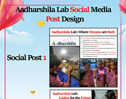 Adharshila Lab Social Media Post Design