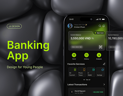 Project thumbnail - Banking App - UI Design
