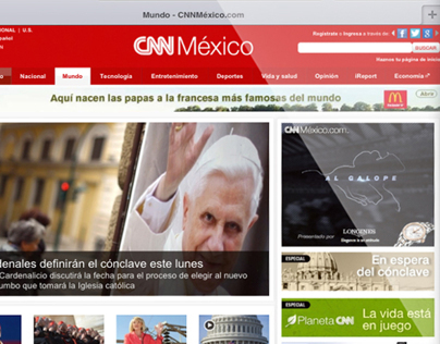 Campaña de lanzamiento CNNMéxico.com