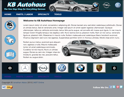 KB Autohaus Website