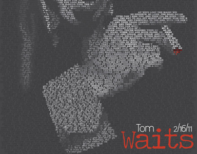 Tom Waits poster