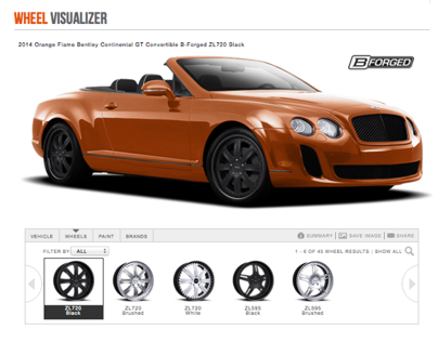 B-Forged Wheels Website