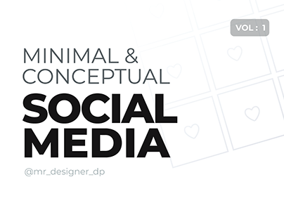 Project thumbnail - Social Media - Minimal and Conceptual Vol 1
