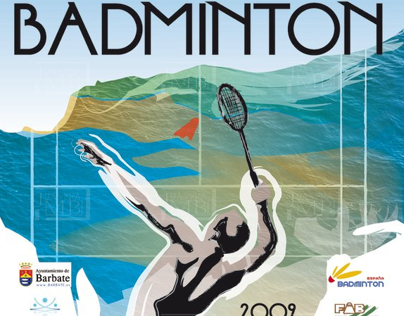 Cartel competición de Badminton