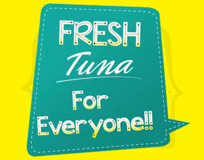 Tuna Canned Label Design