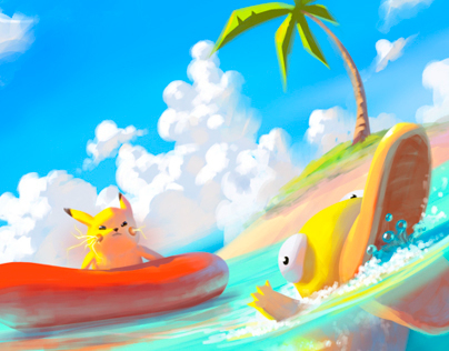 Pokemon Beach!