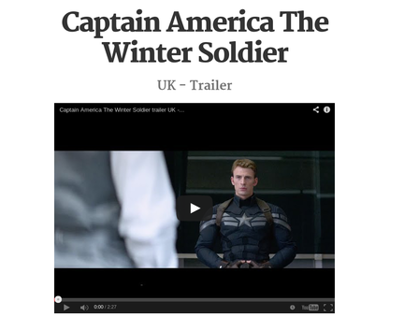 Captain America The Winter Soldier trailer