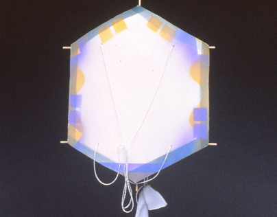 Kite made from Porcelain, Silk and Bamboo