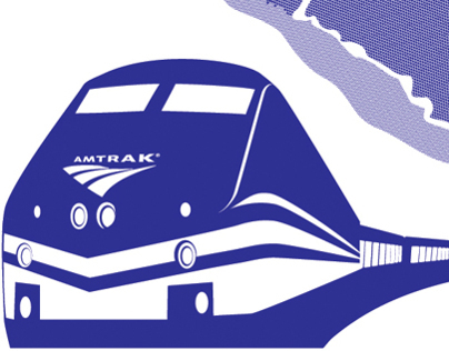 Amtrak Travel Poster 