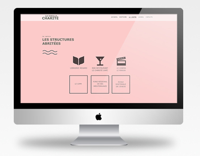 Web design "Vieille Charité"
