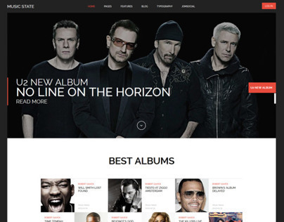 Music State - Music & Bands Joomla Template