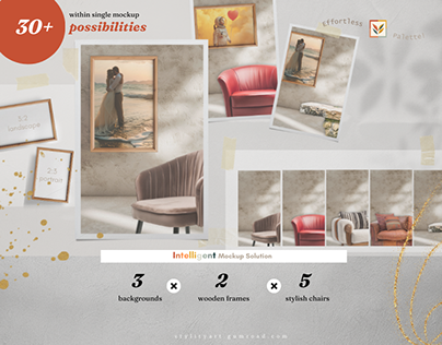 30+ possibilities in one PSD template | FrameFlex s2
