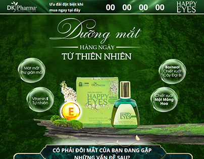 Project thumbnail - LANDING PAGE Nhỏ Mắt Happy eyes