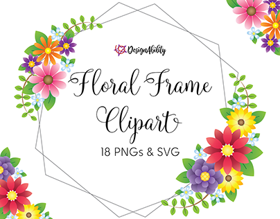 Floral Frame Clipart