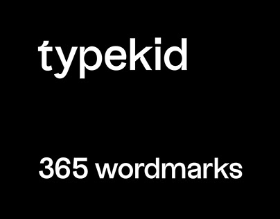 Typekid | 365 Wordmarks