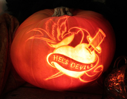 Hel's Angels Halloween Pumpkins