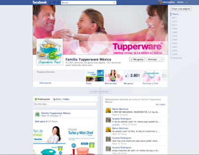 Tupperware Mexico Facebook Cover