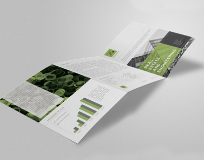 A4 Tri-Fold Brochure Mock-up
