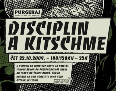 Disciplin A Kitschme - Poster Design