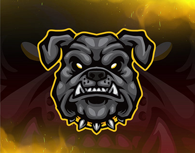 Modern Sports Bulldog Logo
