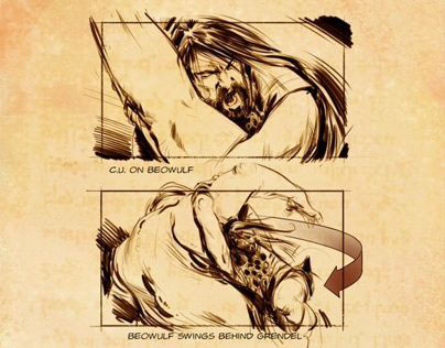 Beowulf storyboards