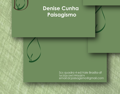 Cartão de visita Denise Cunha