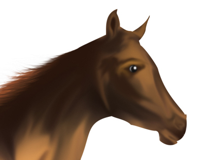 horse digital art