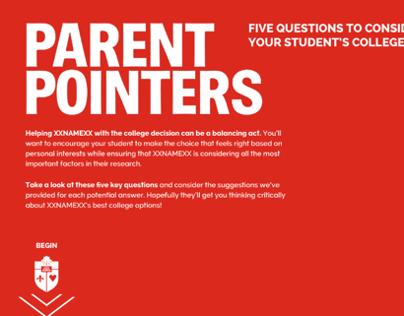 Parent Pojnters - an interactive questionnaire