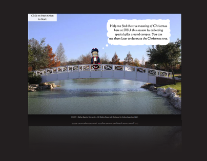DBU – 2009 Alumni Relations Interactive Christmas Card
