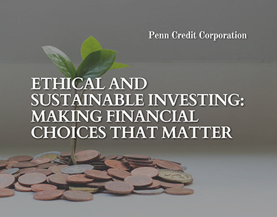 Ethical and Sustainable Investing