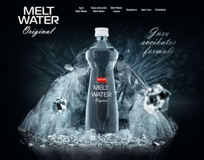 Melt Water. High Quality Table Water