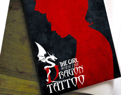 "The girl with the dragon tattoo" Book Cover