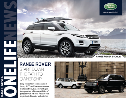Land Rover OneLife Newsletter