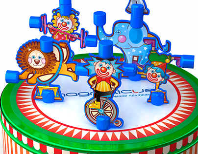 MAGNETIC CIRCUS, children toy for MAGNETICUS