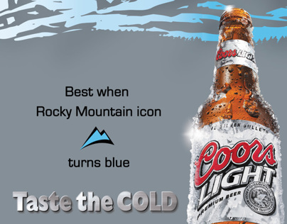 Coors Light Rocky Mountain Billboard