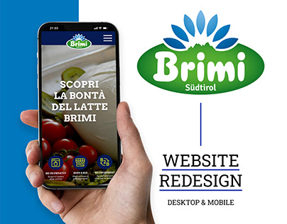 Brimi - Desktop & Mobile Website Redesign Concept